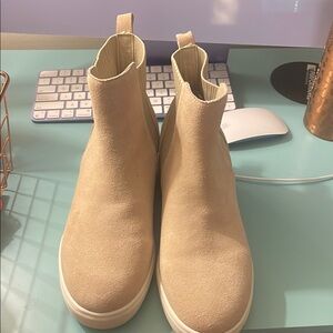 Women's Beige Ankle Boots